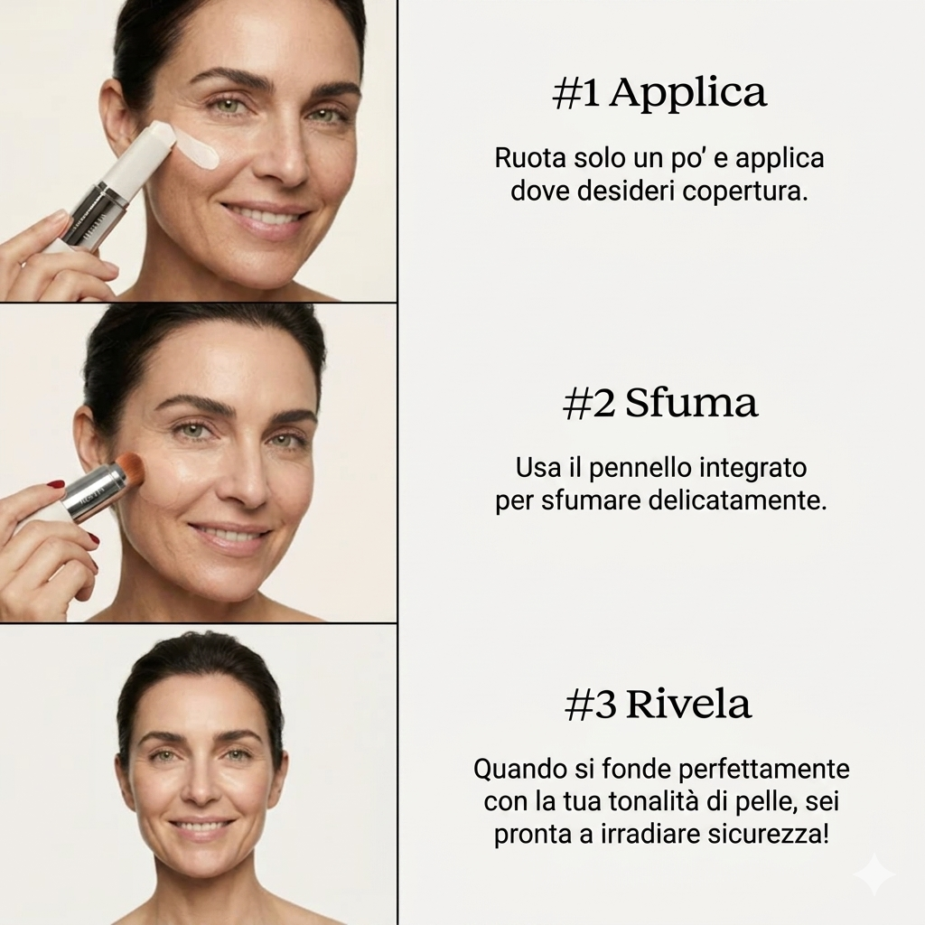 Lumira® Fondotinta in stick adatto a qualsiasi pelle